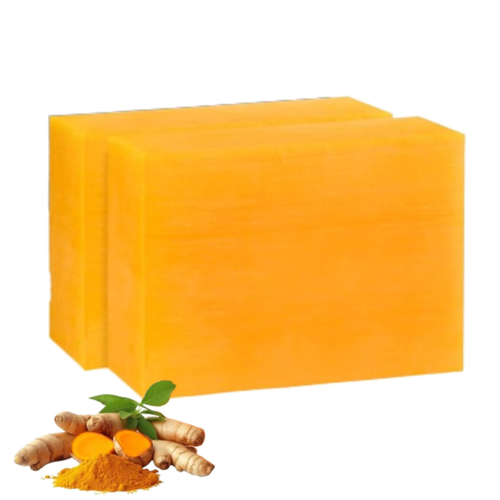 CRIVERY 2PCS Kojic Acid Soap Lemon Turmeric Kojic Acid Soap Orange Vitamin C Handmade Soap Orange Kojic Acid Soap for Body Face Wash Natural Orange Soap Bar for Home and Travel