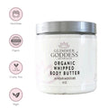 Peach Bellini Scent Organic Whipped Body Butter Vegan 24 Hr Hydration 8 oz