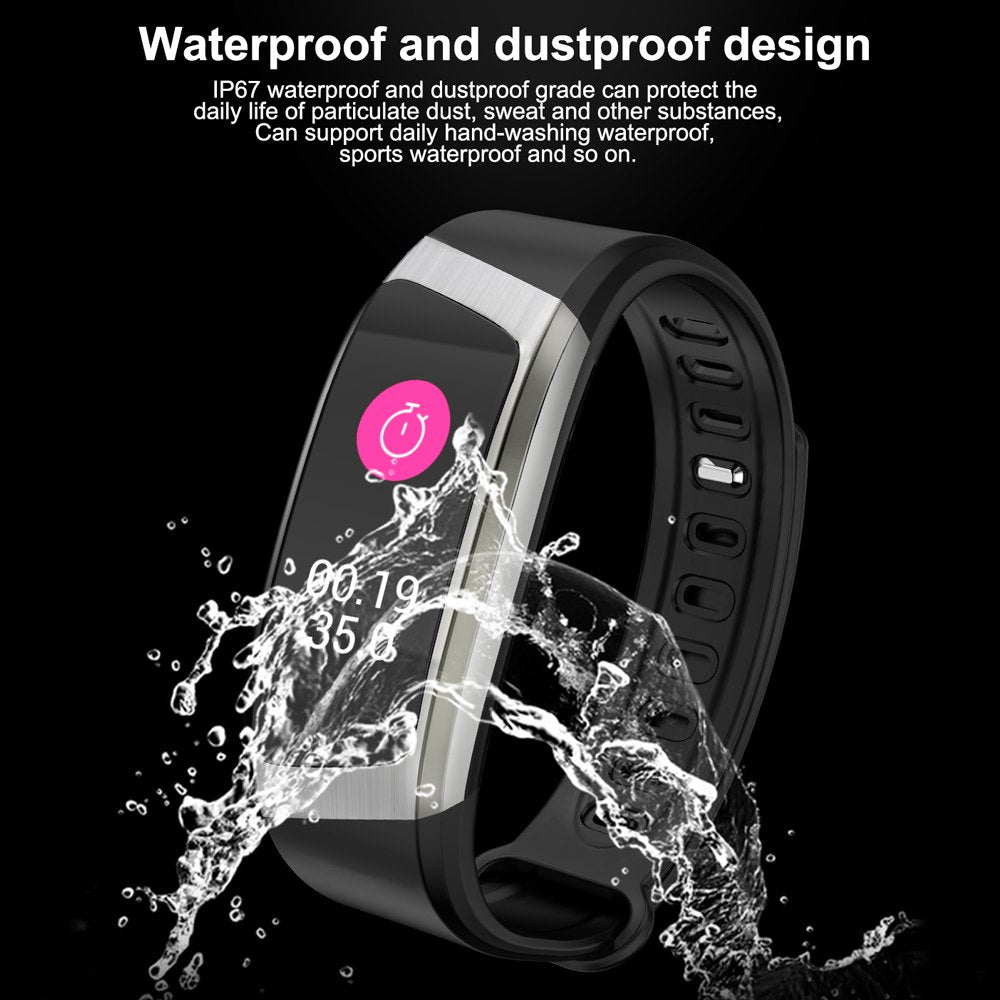 E18 Smart Fitness Band with Heart Rate and Sleep Monitor