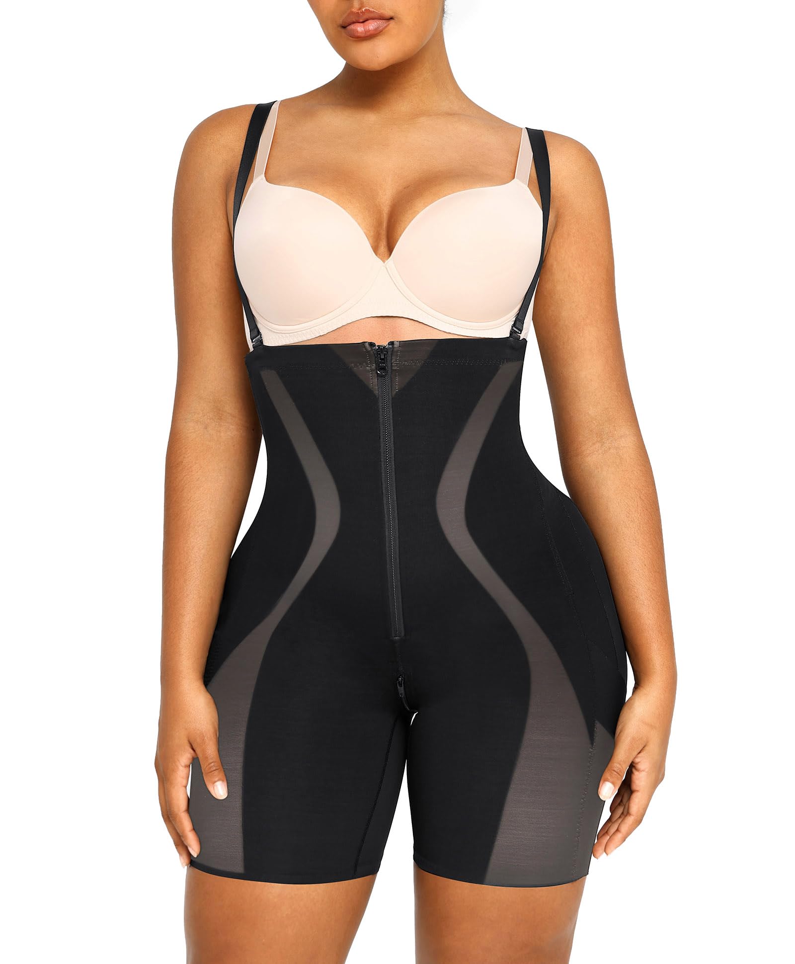 SHAPELLX Tummy Control Shapewear Shorts Tummy Control Butt Lifting Shorts BBL Shorts Body Shaper Tummy Control
